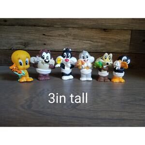 VTG Baby Looney Tunes Best Buddies Tyco Figures 1996 Lot Of 6